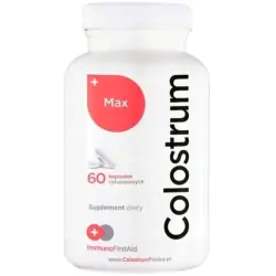 Colostrum Max odporność regeneracja 60kapsułek cena 123,90zł