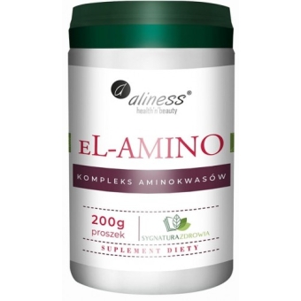 Aliness eL-AMINO kompleks aminokwasowy w proszku 200g  (bez smaku) cena 69,90zł