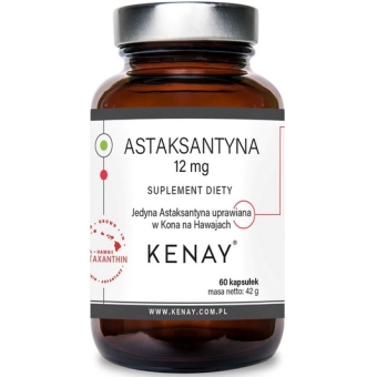 Kenay Astaksantyna 12mg 60kapsułek cena 139,00zł