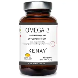 Kenay Omega-3 EPA/DHA EZmega MAX 60kapsułek cena 92,98zł