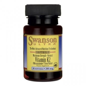 Swanson witamina K2 naturalna 200mcg 30kapsułek cena 39,90zł