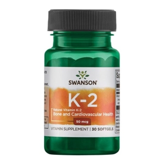 Swanson witamina K2 naturalna 50mcg 30kapsułek cena 15,90zł