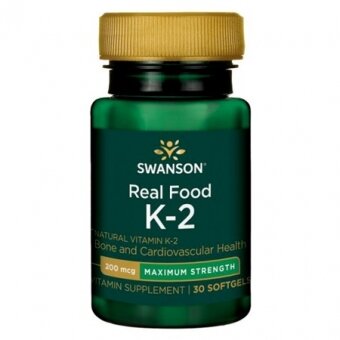 Swanson witamina K2 naturalna 100mcg 30kapsułek cena 23,40zł