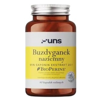 UNS Buzdyganek naziemny + Bioperine 60kapsułek cena 42,25zł