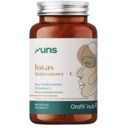 UNS Kwas hialuronowy + Witamina C 60kapsułek cena 68,90zł