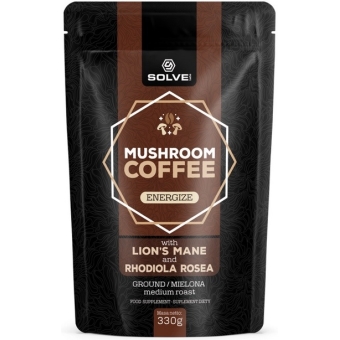Solve Labs Mushroom Coffe Lion's Mane + Rhodiola 330g cena 69,00zł