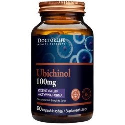 Doctor Life Ubichinol 100mg 60kapsułek cena 135,90zł